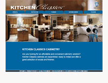 Tablet Screenshot of kitchenclassicsatlowes.com